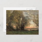 Jean-Baptiste-Camille Corot - De vissers Briefkaart (Voorkant / Achterkant)