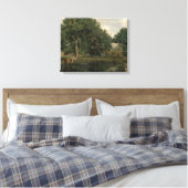 Jean-Baptiste-Camille Corot - Forest Canvas Afdruk (Insitu (Slaapkamer))
