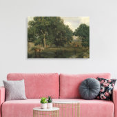 Jean-Baptiste-Camille Corot - Forest Canvas Afdruk (Insitu (Woonkamer))