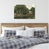 Jean-Baptiste-Camille Corot - Forest Canvas Afdruk (Insitu (Slaapkamer))