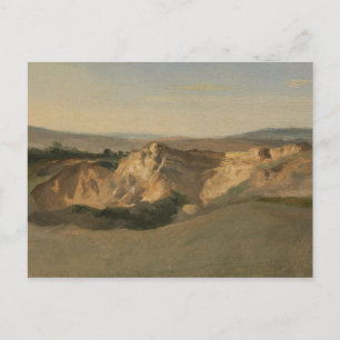 Jean-Baptiste-Camille Corot - Italiaans landschap Briefkaart