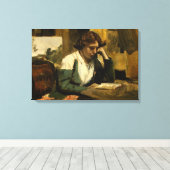 Jean-Baptiste-Camille Corot - Jongerenlezing Canvas Afdruk (Insitu (Houten vloer))