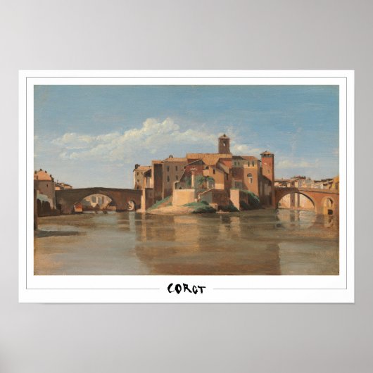 Jean-Baptiste-Camille Corot Kunstposter #196-2 Poster (Voorkant)