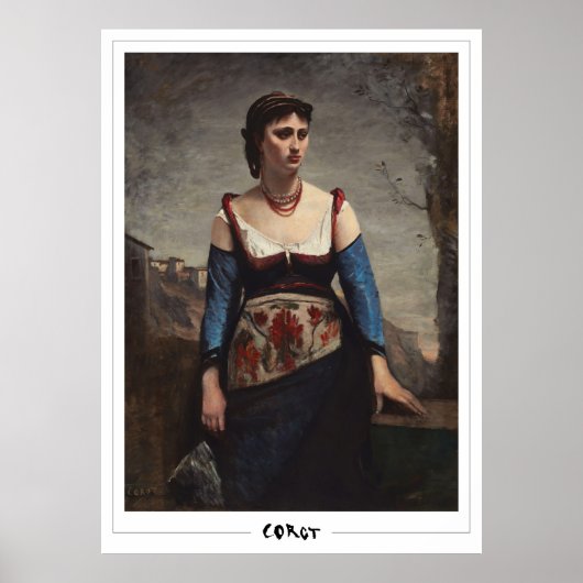Jean-Baptiste-Camille Corot Kunstposter #406 Poster (Voorkant)