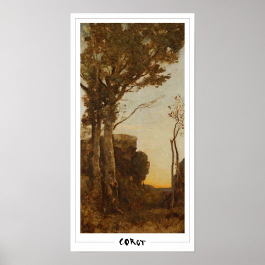 Jean-Baptiste-Camille Corot Kunstposter #481 Poster (Voorkant)