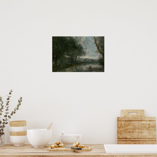Jean-Baptiste-Camille Corot - Landschap Poster (Keuken)