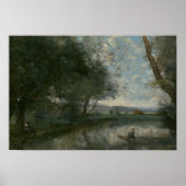 Jean-Baptiste-Camille Corot - Landschap Poster (Voorkant)