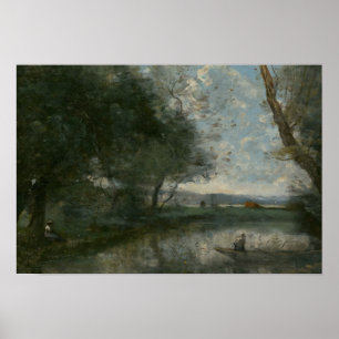 Jean-Baptiste-Camille Corot - Landschap Poster