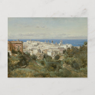 Jean-Baptiste-Camille Corot - Uitzicht Genua Briefkaart