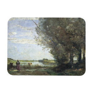 Jean-Baptiste-Camille Corot - Uitzicht Magneet