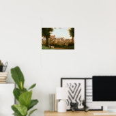 Jean-Baptiste-Camille Corot-Uitzicht uit de Faeröe Poster (Thuiskantoor)