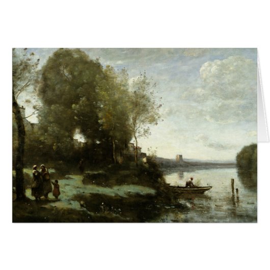 Jean-Baptiste-Camille Corot - Verre rivier (Voorkant Horizontaal)