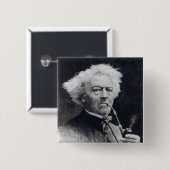 Jean-Baptiste Camille Corot Vierkante Button 5,1 Cm (Voorkant /achterkant)