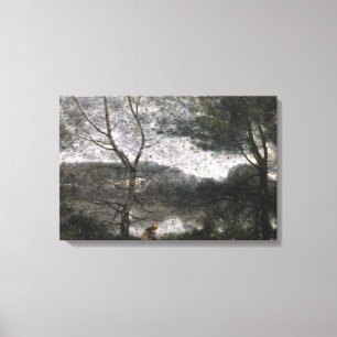 Jean-Baptiste-Camille Corot - Ville-d'Avray Canvas Afdruk