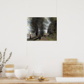 Jean-Baptiste-Camille Corot Ville d'Avray Poster (Keuken)