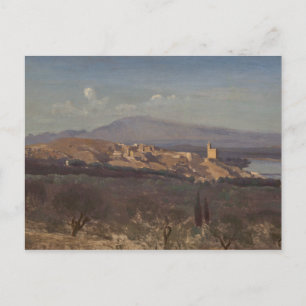 Jean-Baptiste-Camille Corot-Villeneuve-les-Avignon Briefkaart