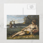 Jean-Baptiste-Camille Corot-Young Women of Sparta Briefkaart (Voorkant / Achterkant)