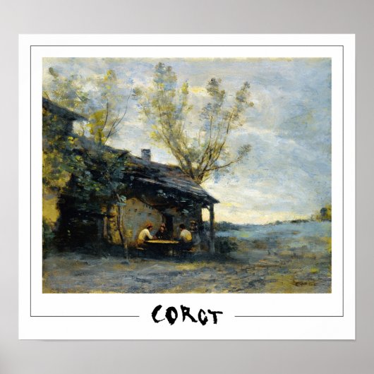 Jean-Baptiste-Camille Corot Zedign Art Poster #10- (Voorkant)