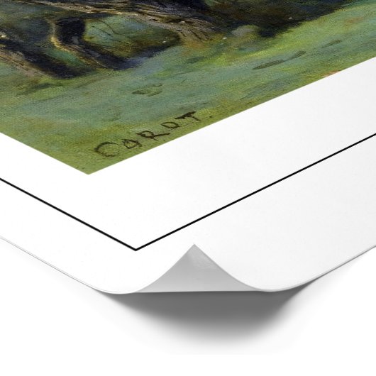 Jean-Baptiste-Camille Corot Zedign Art Poster #11- (Hoek)