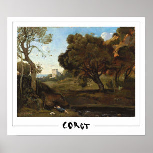 Jean-Baptiste-Camille Corot Zedign Art Poster #138