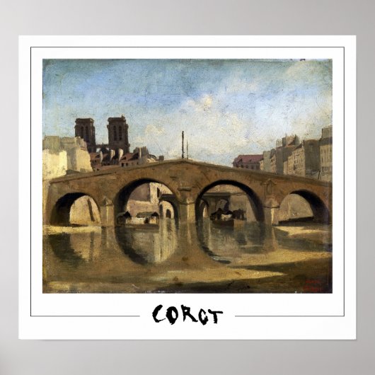 Jean-Baptiste-Camille Corot Zedign Art Poster #141 (Voorkant)