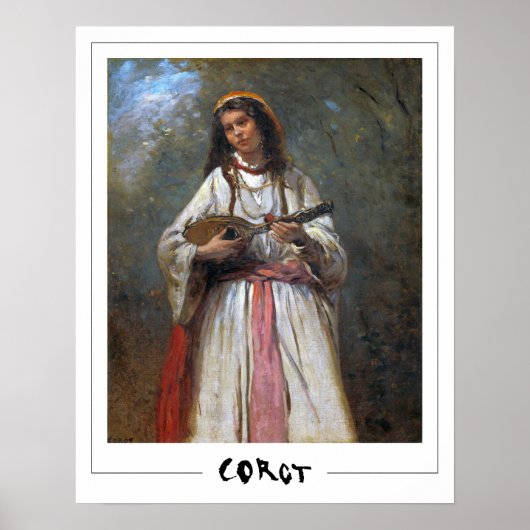Jean-Baptiste-Camille Corot Zedign Art Poster #170 (Voorkant)
