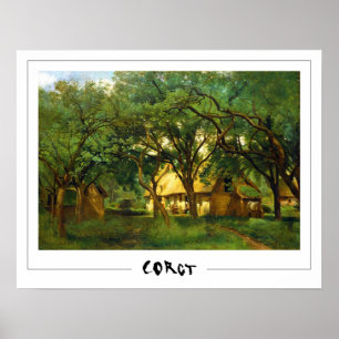 Jean-Baptiste-Camille Corot Zedign Art Poster #18-