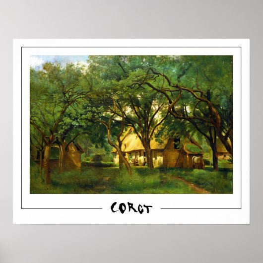 Jean-Baptiste-Camille Corot Zedign Art Poster #18- (Voorkant)