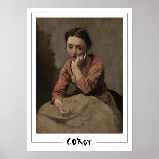 Jean-Baptiste-Camille Corot Zedign Art Poster #244 (Voorkant)