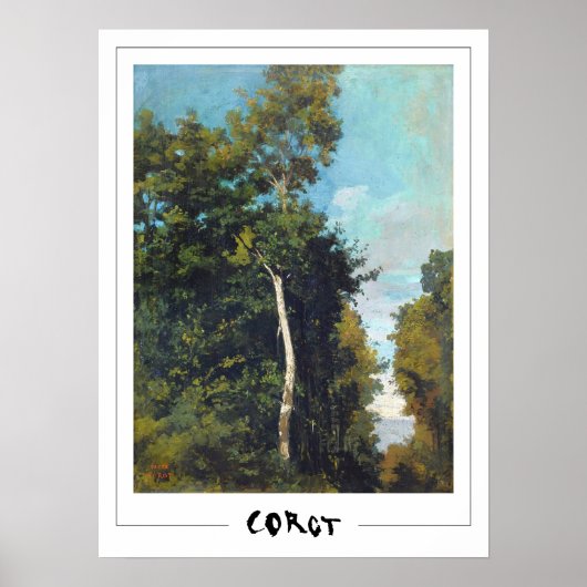 Jean-Baptiste-Camille Corot Zedign Art Poster #281 (Voorkant)