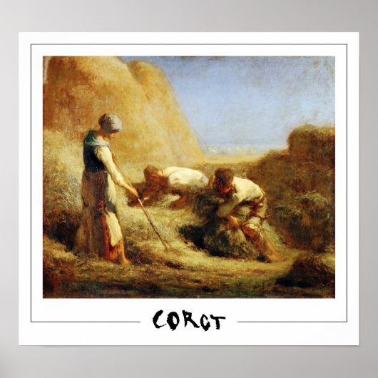 Jean-Baptiste-Camille Corot Zedign Art Poster #320 (Voorkant)