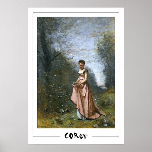 Jean-Baptiste-Camille Corot Zedign Art Poster #336 (Voorkant)