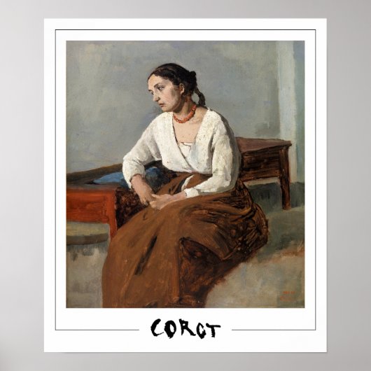 Jean-Baptiste-Camille Corot Zedign Art Poster #359 (Voorkant)