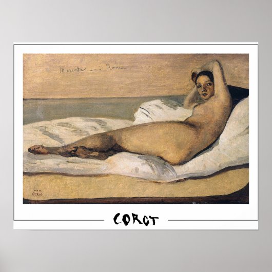 Jean-Baptiste-Camille Corot Zedign Art Poster #38- (Voorkant)