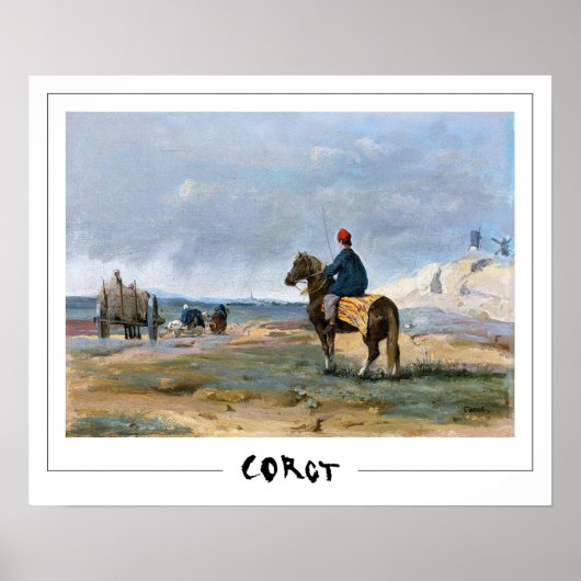 Jean-Baptiste-Camille Corot Zedign Art Poster #76- (Voorkant)