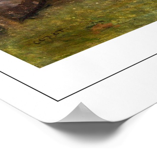 Jean-Baptiste-Camille Corot Zedign Art Poster #8-3 (Hoek)