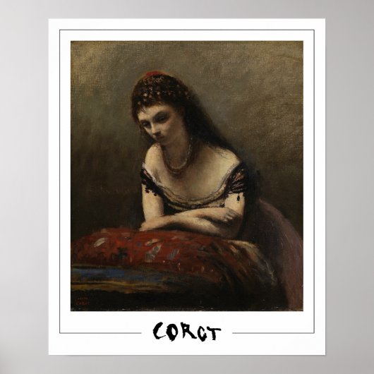 Jean-Baptiste-Camille Corot Zedign Art Poster #98- (Voorkant)
