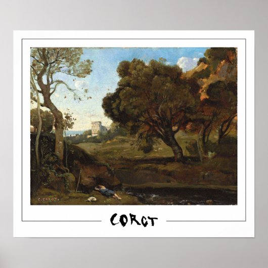 Jean-Baptiste-Camille Corot Zedign Kunstposter #13 Poster (Voorkant)