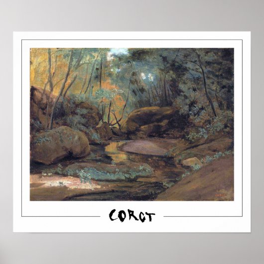 Jean-Baptiste-Camille Corot Zedign Kunstposter #39 Poster (Voorkant)