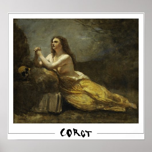Jean-Baptiste-Camille Corot Zedign Kunstposter #4- Poster (Voorkant)