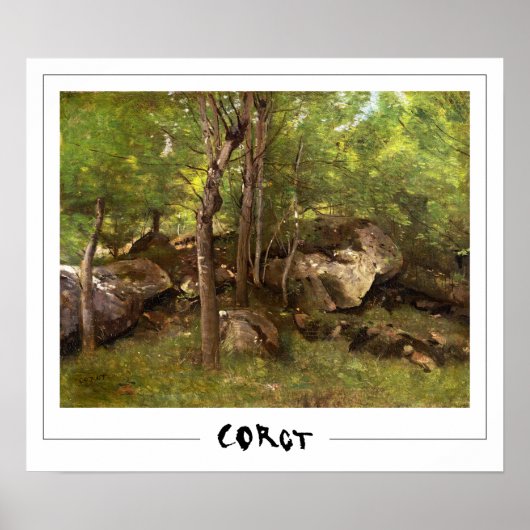 Jean-Baptiste-Camille Corot Zedign Kunstposter #8- Poster (Voorkant)