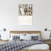 Jean Baptiste Colbert (1619-83) cadeau de kaart Canvas Afdruk (Insitu (Slaapkamer))