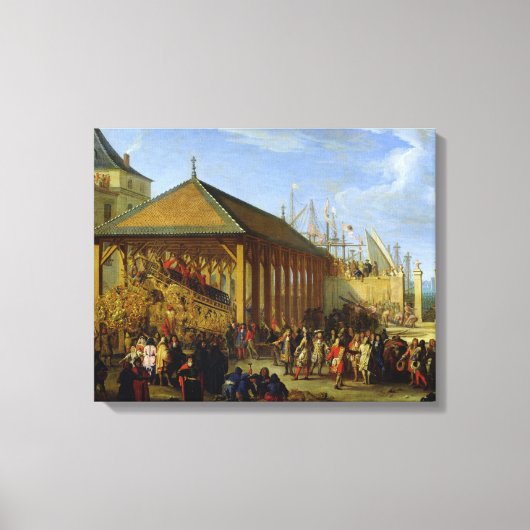 Jean-Baptiste Colbert Marquis de Seignelay Canvas Afdruk (Voorkant)