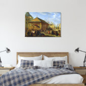 Jean-Baptiste Colbert Marquis de Seignelay Canvas Afdruk (Insitu (Slaapkamer))