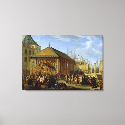 Jean-Baptiste Colbert Marquis de Seignelay Canvas Afdruk (Voorkant)