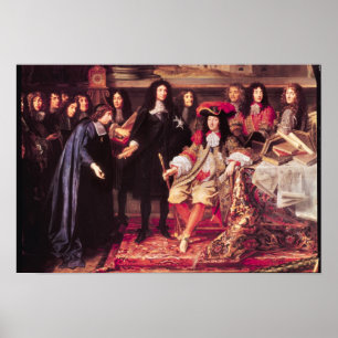 Jean-Baptiste Colbert voorstellend leden Poster