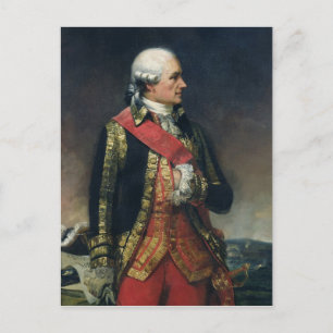 Jean-Baptiste de Vimeur Count van Rochambeau Briefkaart