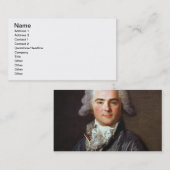 Jean-Baptiste-Jacques Augustin (1759-1832) Frans Visitekaartje (Voorkant / Achterkant)