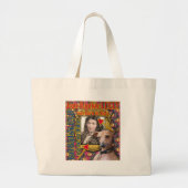 Jean Baptiste Lully tweetalig Grote Tote Bag (Voorkant)