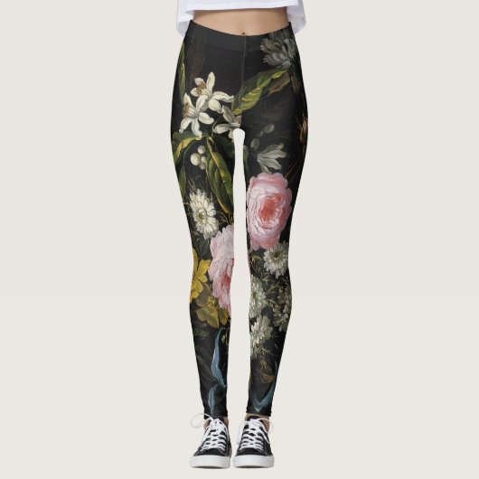 Jean-Baptiste Monnoyer - een bolwerk van Chamomile Leggings (Voorkant)